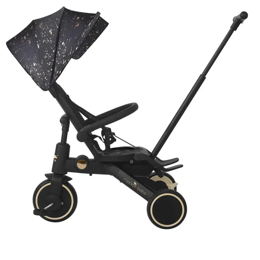 Merkür Bebe 9in1 Hawk Üç Tekerlekli Bebek ve Çocuk Bisikleti Premium Gold - 10
