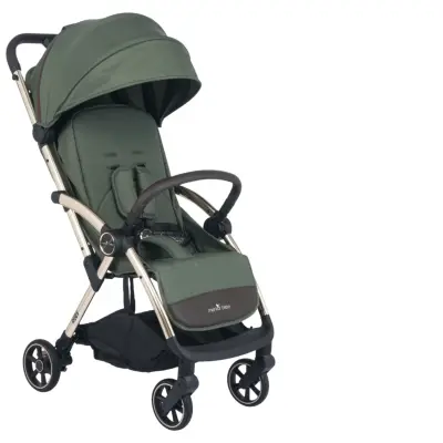 Merkür Bebe Ruby Tek Tuşla Otomatik Katlanan Kabin Boy Bebek Arabası Yeşil