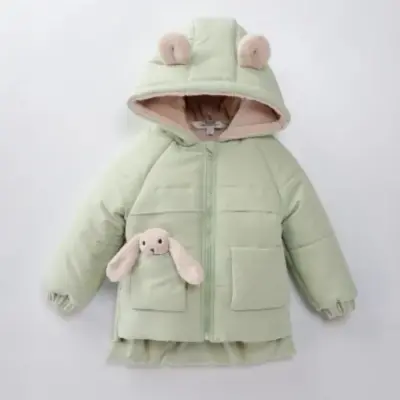 Midimod Kız Kaban Yeşil - 5