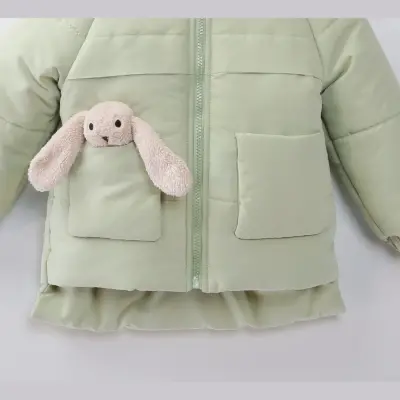 Midimod Kız Kaban Yeşil - 6