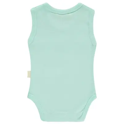 Mini Damla Bebek Body Askılı Armalı Mint - 4