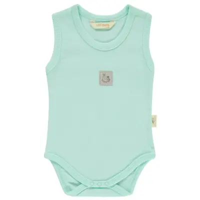 Mini Damla Bebek Body Askılı Armalı Mint - 5