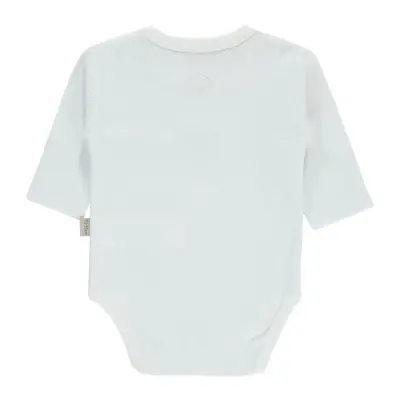 Mini Damla Body Uzun Kol Armalı Beyaz - 4