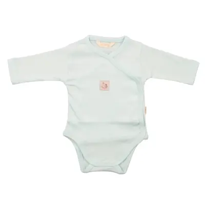 Mini Damla Body Uzun Kol Kruvaze Armalı Mint