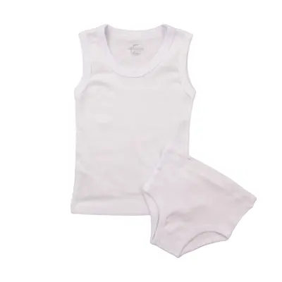 Mini Damla Çamaşır Takımı Askılı Beyaz