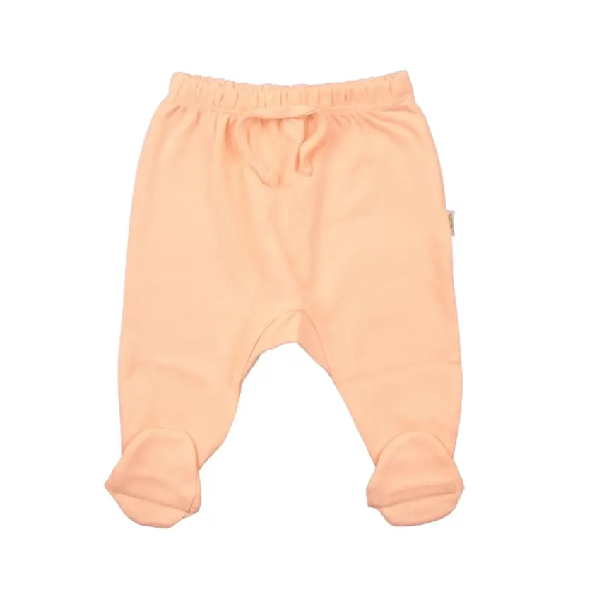 Mini Damla Pantolon Patikli Penye Somon - 2