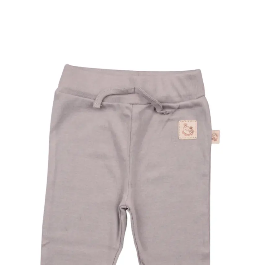 Mini Damla Pantolon Patiksiz Armalı Gri Melanj - 2