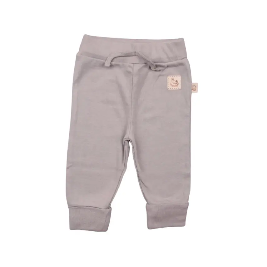 Mini Damla Pantolon Patiksiz Armalı Gri Melanj - 1