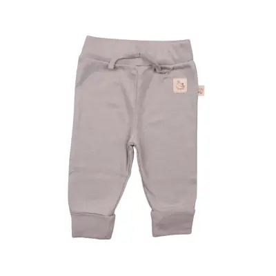 Mini Damla Pantolon Patiksiz Armalı Gri Melanj - 3