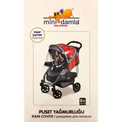 Mini Damla Puset Yağmurluğu Fitalatsız Siyah (1)