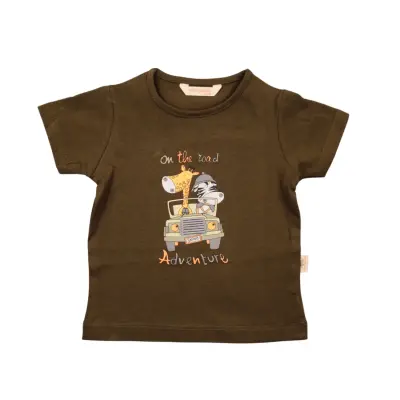Mini Damla T-Shirt Safari Haki (1)