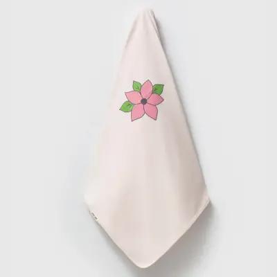 Moi Noi Battaniye Flowers Ekru - 1