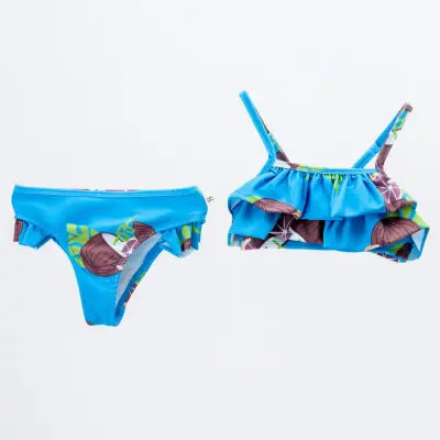 Moi Noi Bebek Bikinisi Desenli Mavi (1)