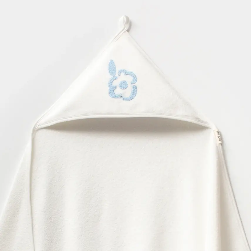 Moi Noi Bebek Havlu Mavi Unisex - 2