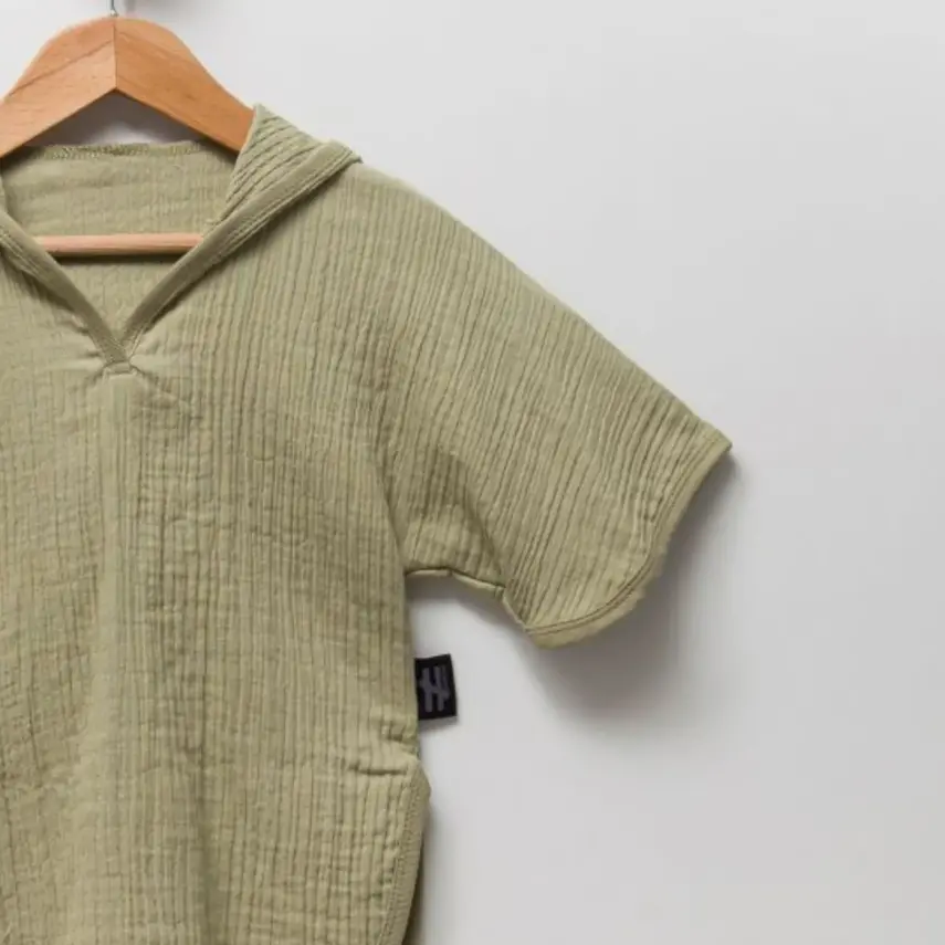 Moi Noi Bebek Panço Müslin Haki - 2