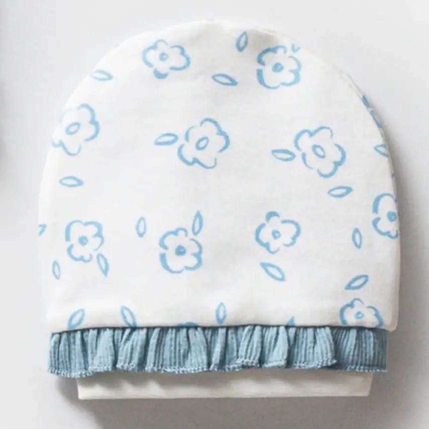 Moi Noi  Bebek Şapka 2Li Mavi Unisex - 3