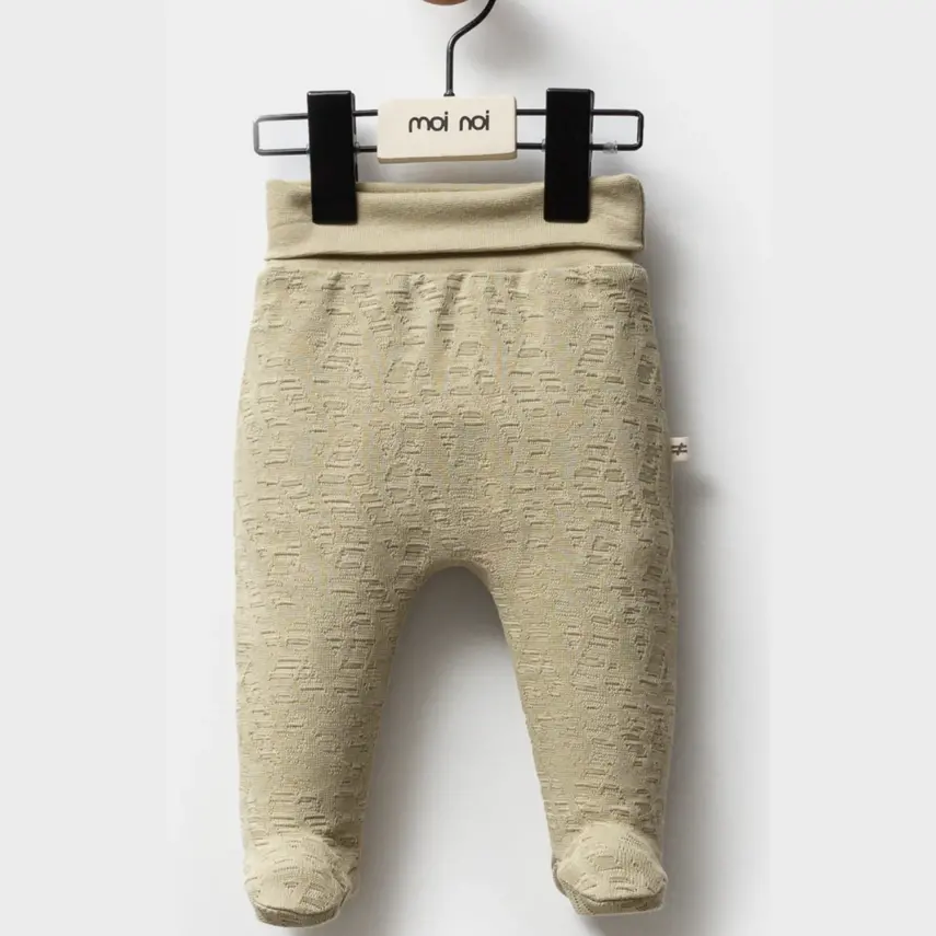 Moi Noi Bebek Zıbın Takımı 3Lü Ekru Unisex - 4