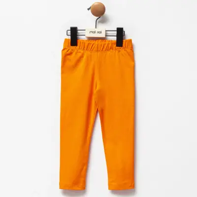 Moi Noi Çocuk Taytı Turuncu 