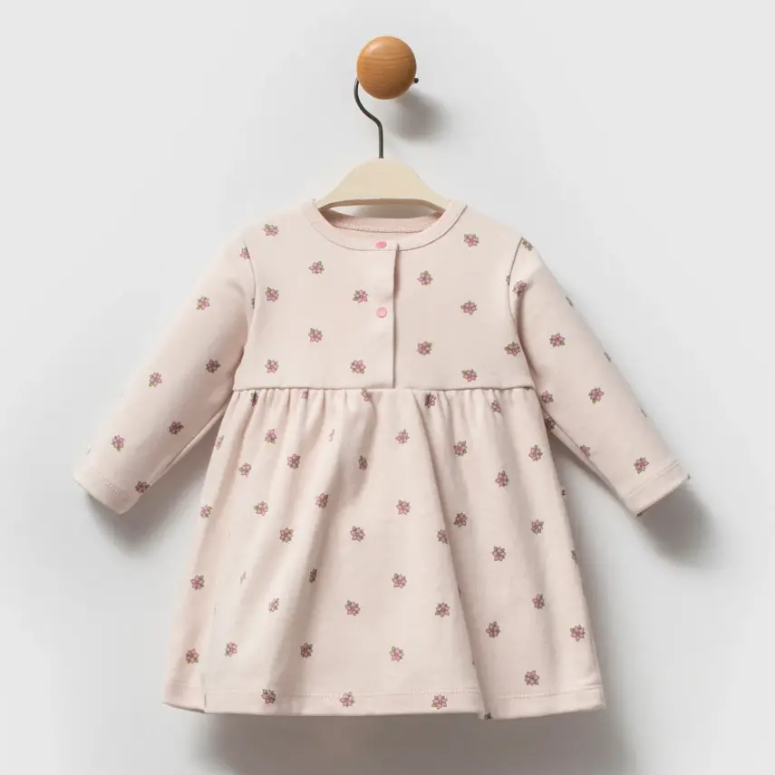 Moi Noi Elbise Flowers Mürdüm - 1