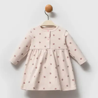 Moi Noi Elbise Flowers Mürdüm - 3