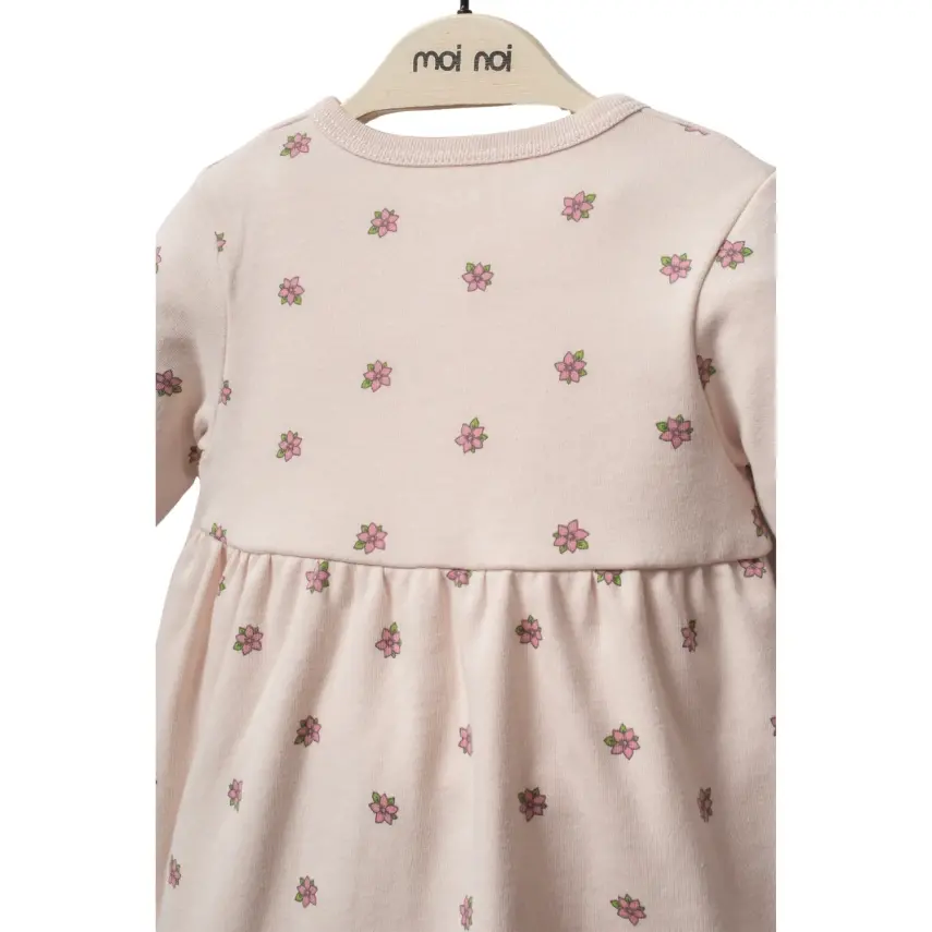 Moi Noi Elbise Flowers Mürdüm - 7