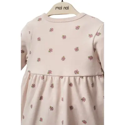 Moi Noi Elbise Flowers Mürdüm - 9