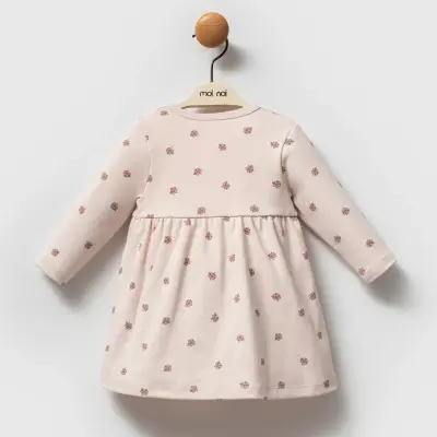 Moi Noi Elbise Flowers Mürdüm - 8