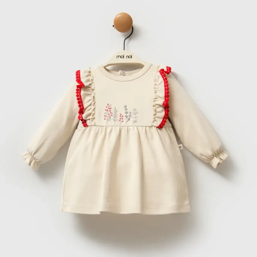 Moi Noi Elbise Kokina Bej - 1