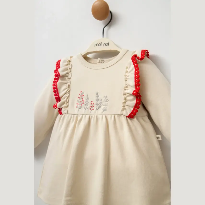 Moi Noi Elbise Kokina Bej - 2