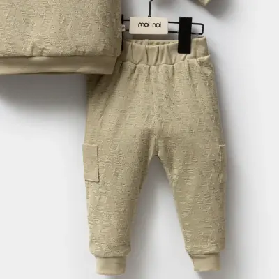 Moi Noi Erkek Bebek 2Li Takım Cepli Haki - 3