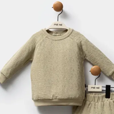 Moi Noi Erkek Bebek 2Li Takım Cepli Haki (1)