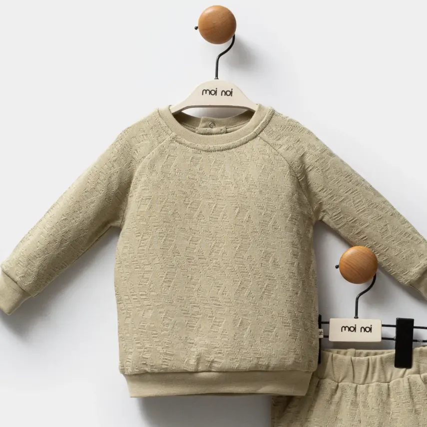 Moi Noi Erkek Bebek 2Li Takım Cepli Haki - 2