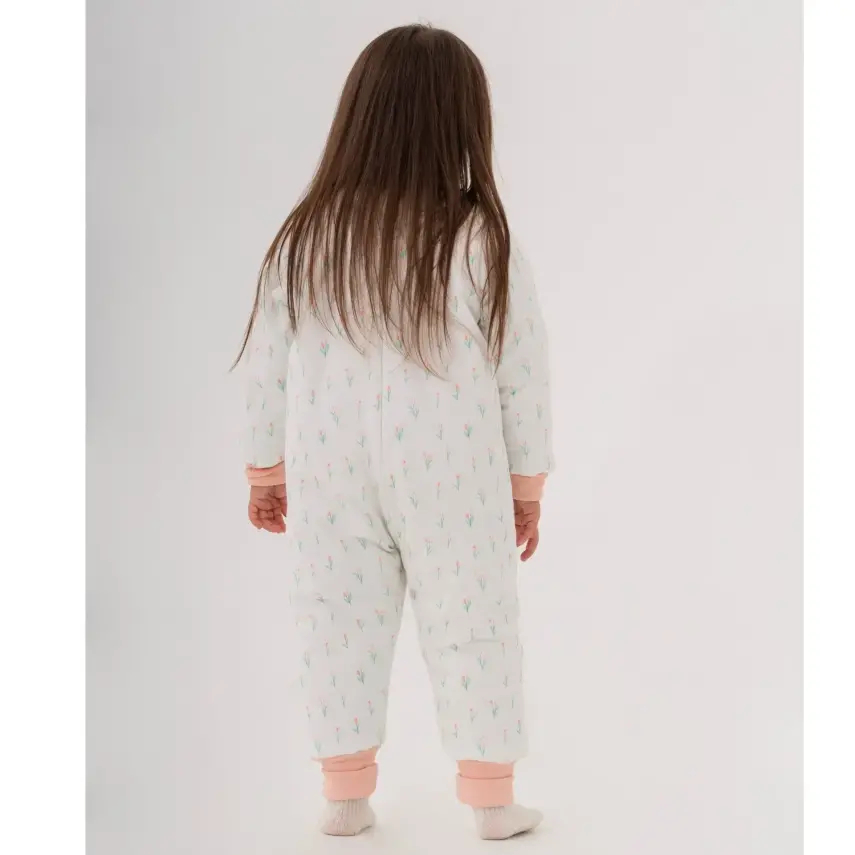 Moi Noi Fermuarlı Uzun Kollu Kışlık Bebek Çocuk Uyku Tulumu Lale 2,5 Tog - 14