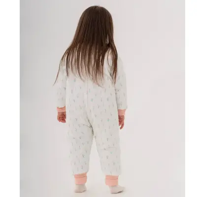 Moi Noi Fermuarlı Uzun Kollu Kışlık Bebek Çocuk Uyku Tulumu Lale 2,5 Tog - 20