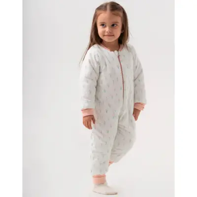 Moi Noi Fermuarlı Uzun Kollu Kışlık Bebek Çocuk Uyku Tulumu Lale 2,5 Tog - 21
