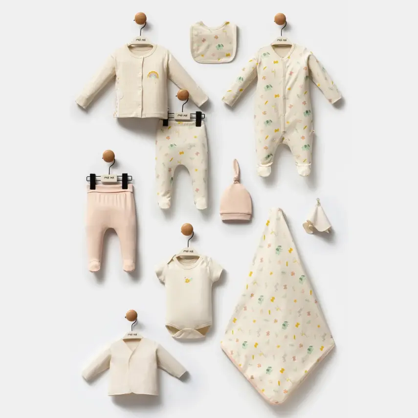 Moi Noi Hastane Çıkışı 10Lu Kız Bebek Safari Ekru - 1