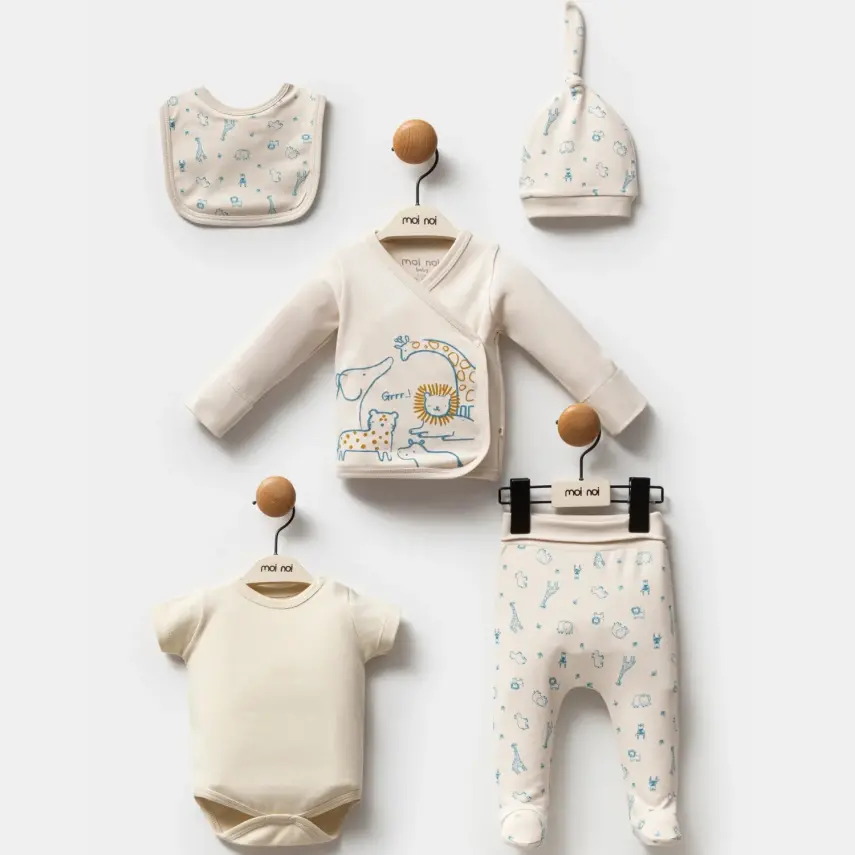 Moi Noi Hastane Çıkışı 5li Safari Ekru - 1