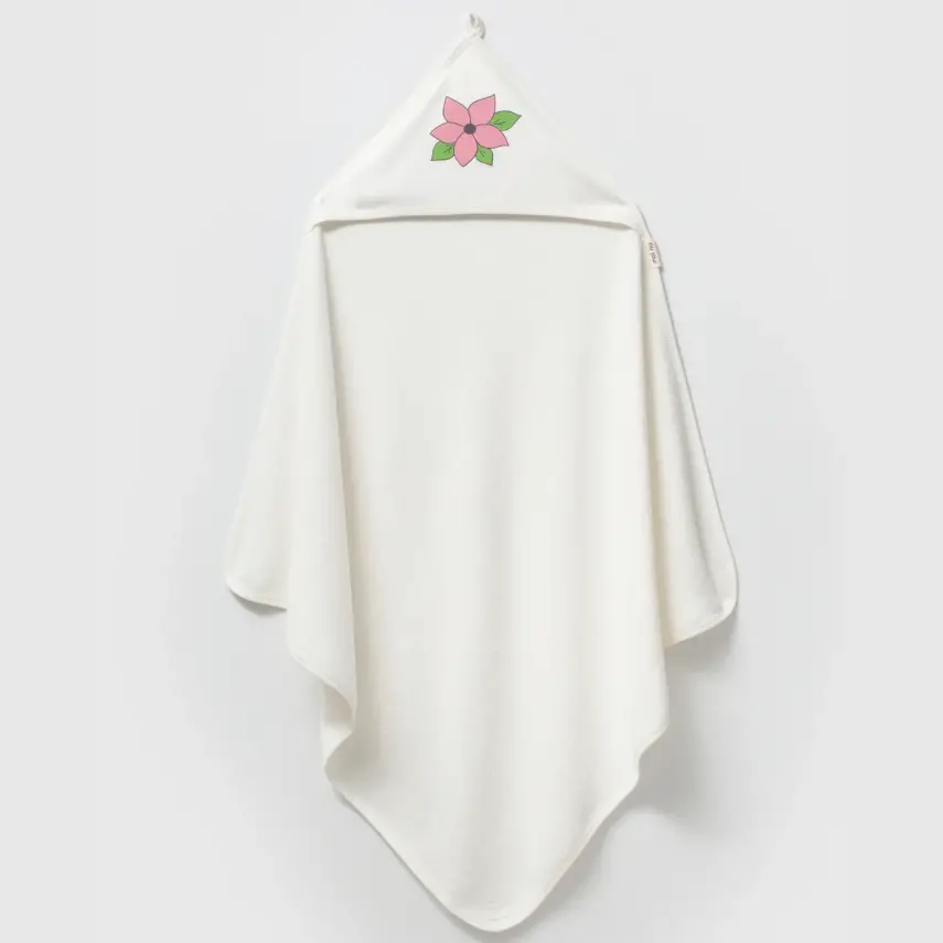 Moi Noi Havlu Baskılı Flowers Ekru - 1