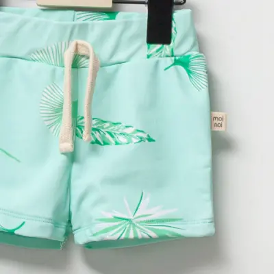 Moi Noi Kız Bebek Mayo Şort Desenli Mint (1)