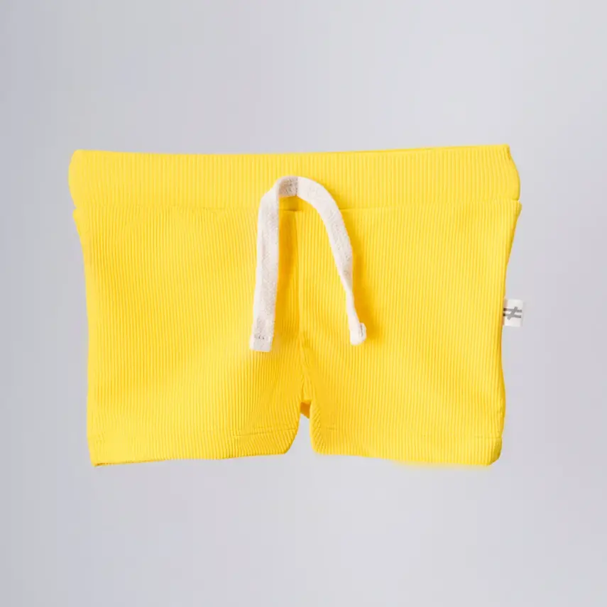 Moi Noi Şort Mayo Çizgili Sarı - 1