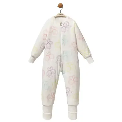 Moi Noi Uyku Tulumu Çoraplı 2,5 Tog Renkli Kelebek Desenli