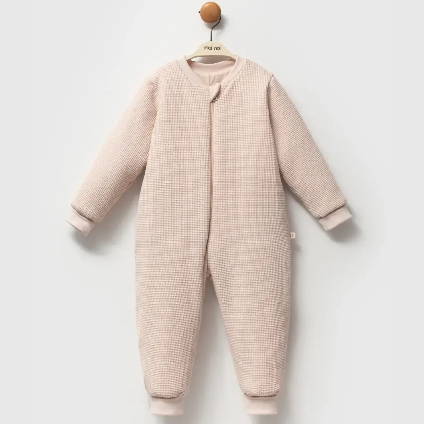 Moi Noi Uyku Tulumu Çoraplı 2,5 Tog Waffle Bej - 1