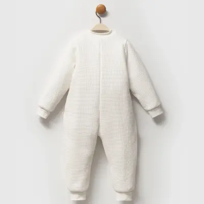 Moi Noi Uyku Tulumu Çoraplı 2,5 Tog Waffle Ekru - 2