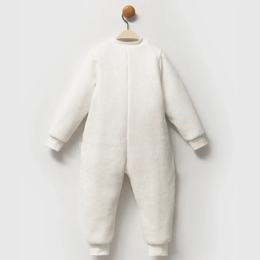 Moi Noi Uyku Tulumu Çoraplı 2,5 Tog Waffle Ekru - 2