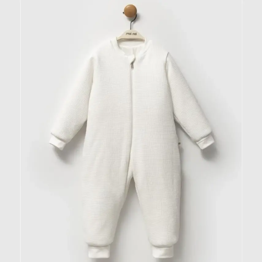 Moi Noi Uyku Tulumu Çoraplı 2,5 Tog Waffle Ekru - 5