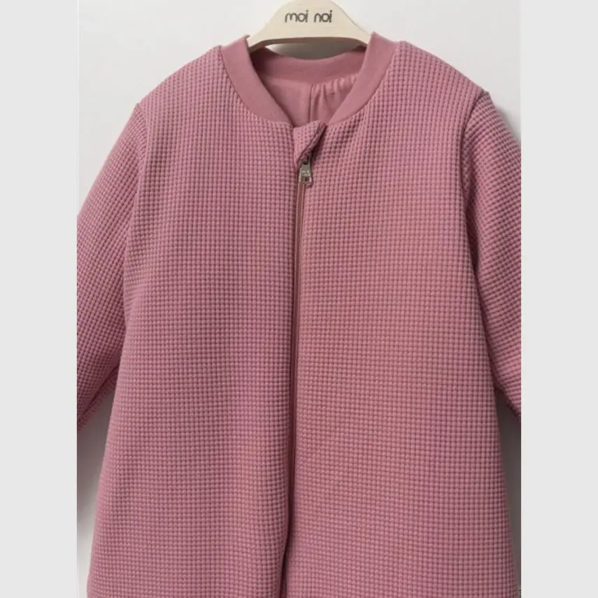 Moi Noi Uyku Tulumu Çoraplı 2,5 Tog Waffle Gül Kurusu - 8