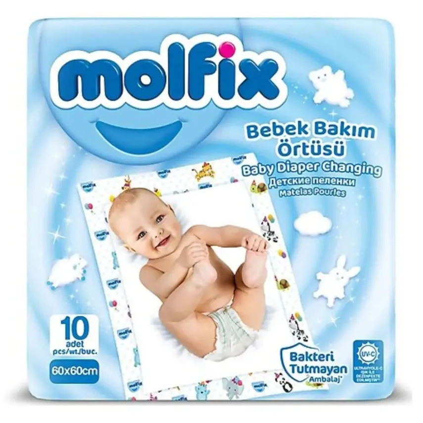 Molfix Bebek Bakım Örtüsü 10lu - 2