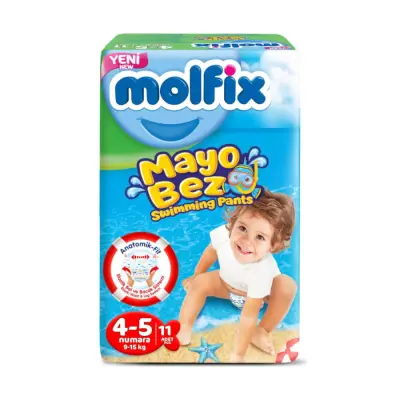 Molfix Mayo Bez 4-5 Numara 9-15 Kg 11 adet - 1