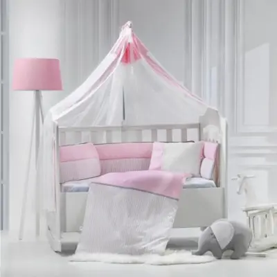 Momishop Elephant Park Yatak Uyku Seti Pembe