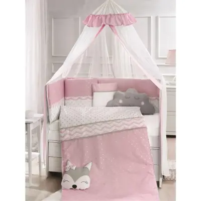 Momishop Fox Uyku Seti Pop Coll. 75x130 Pembe